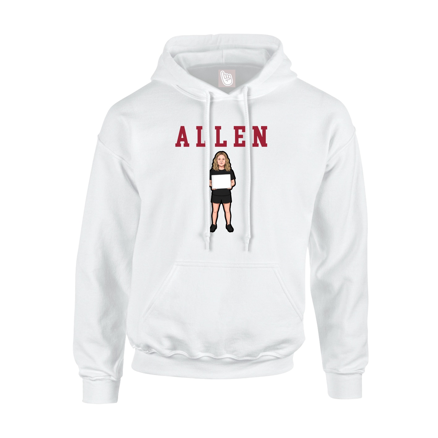 Youth Hoodie — Shirsey in White