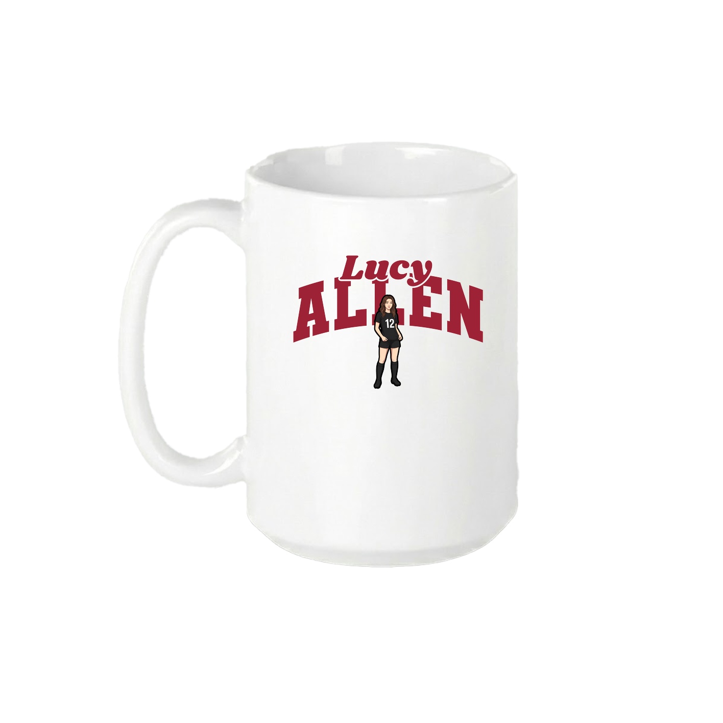 15oz Coffee Mug — Signature Arch in White