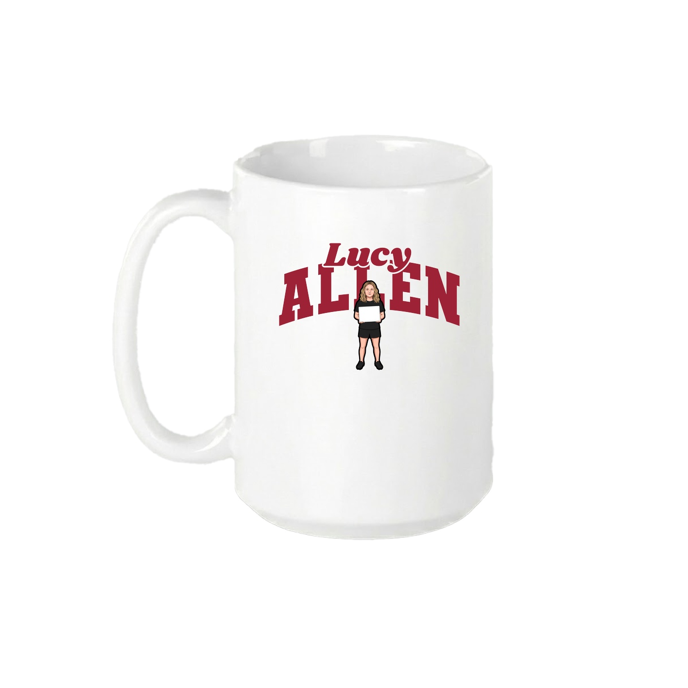 15oz Coffee Mug — Signature Arch in White