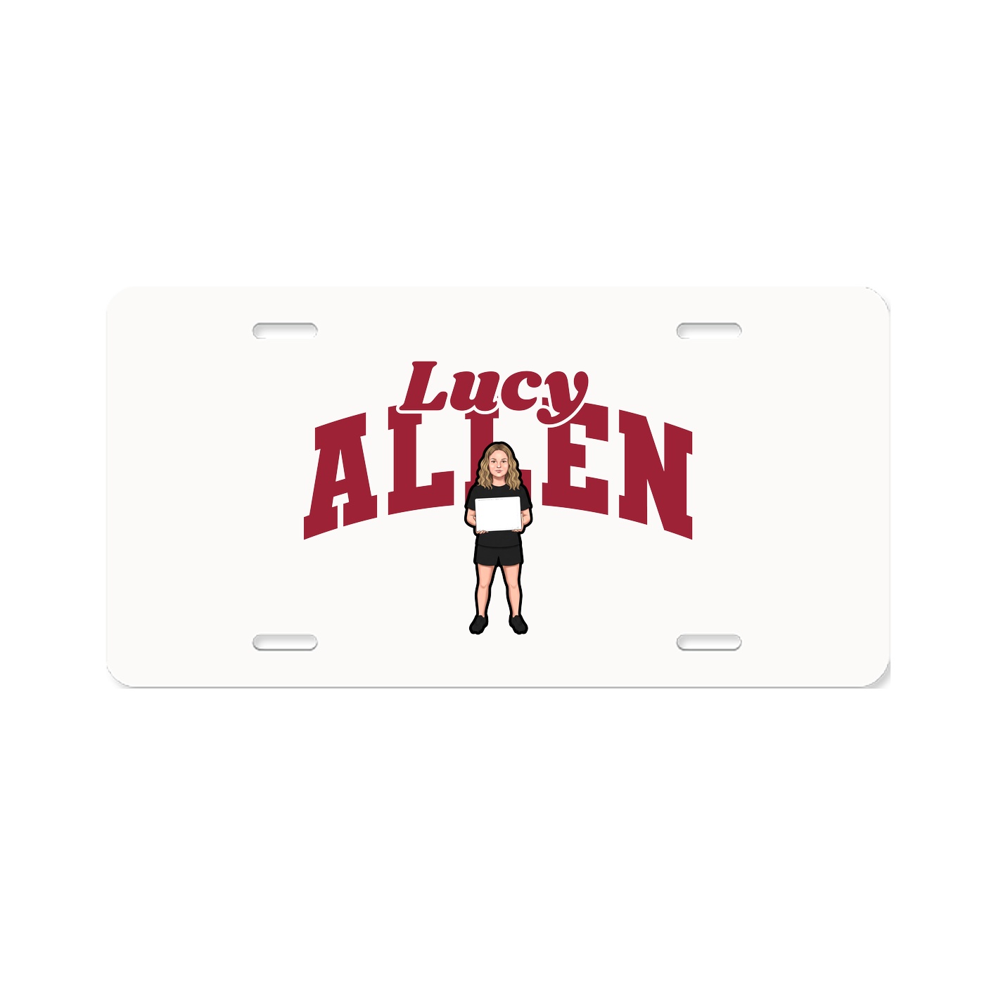 License Plate — Signature Arch in Classic