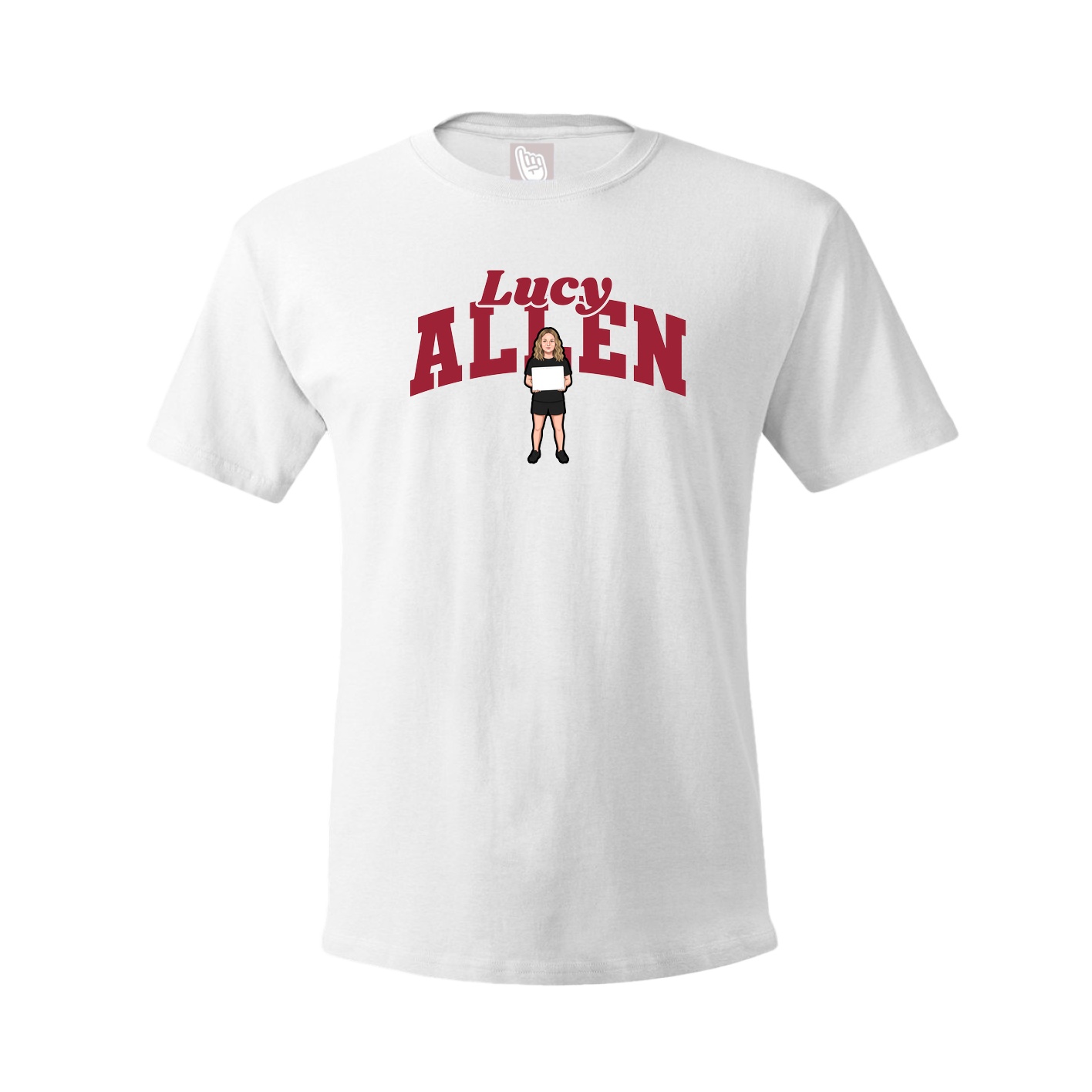 Youth Tee — Signature Arch in White