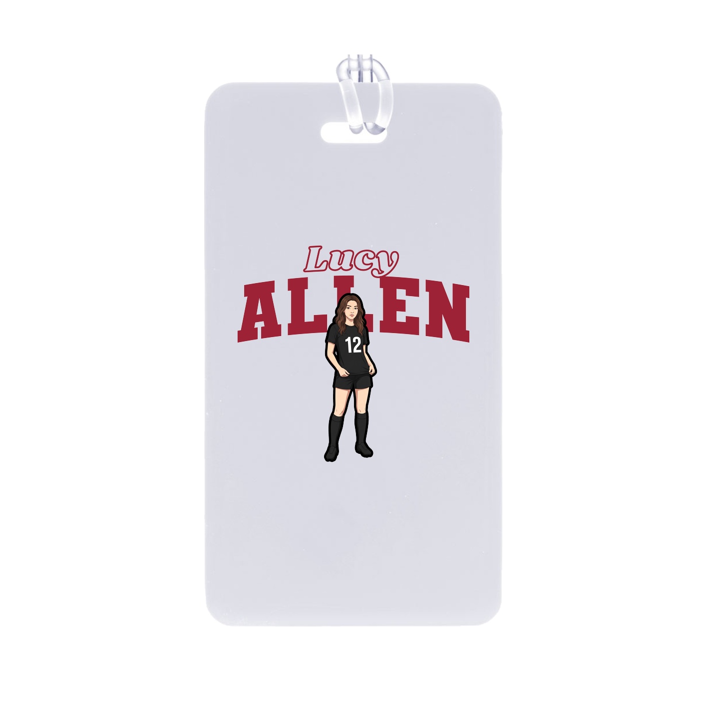 Bag Tag — Name Arch in Classic