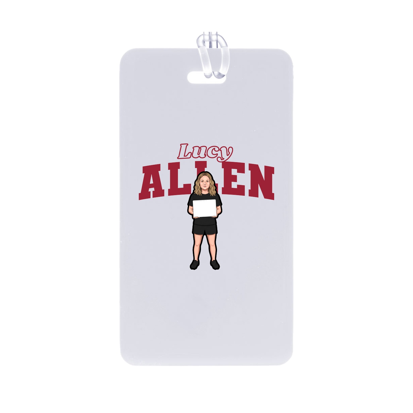 Bag Tag — Name Arch in Classic