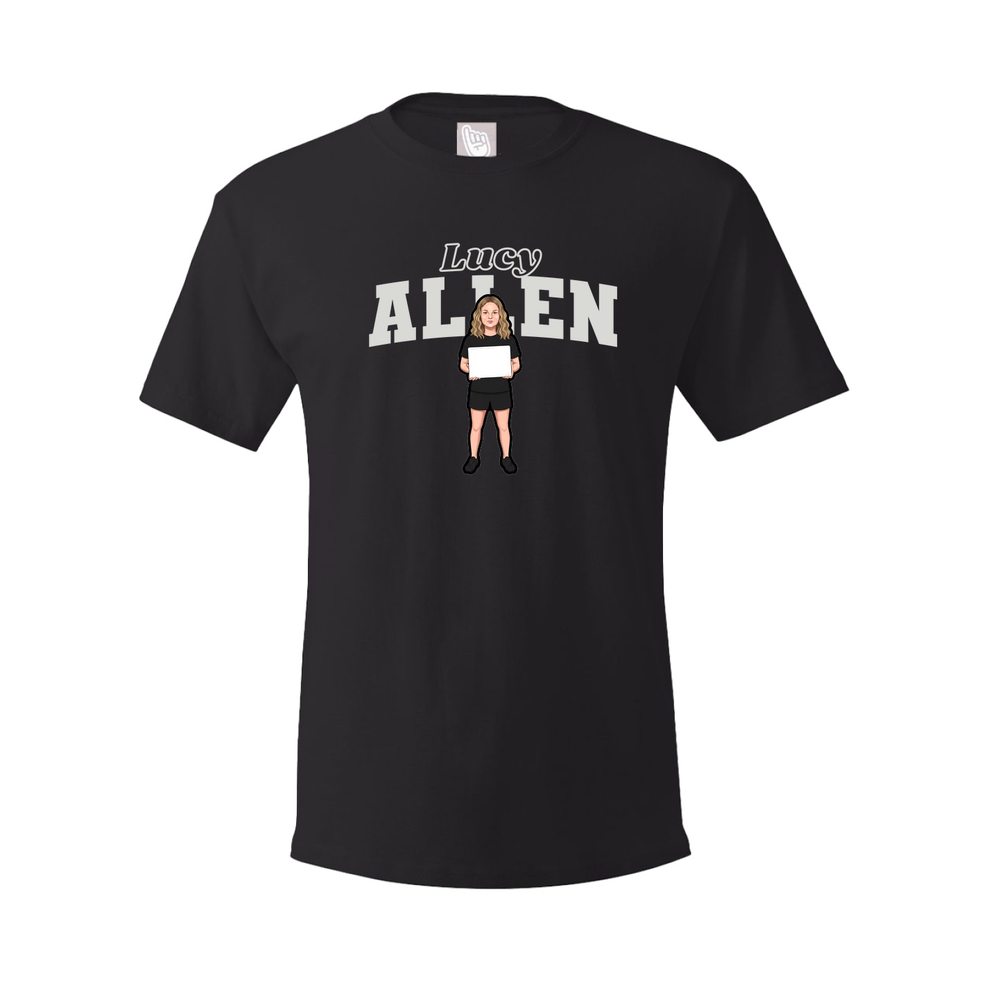 Youth Tee — Name Arch in Black