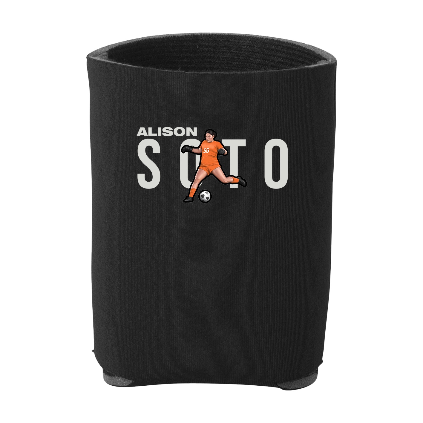 Can Holder — Player Name in Black