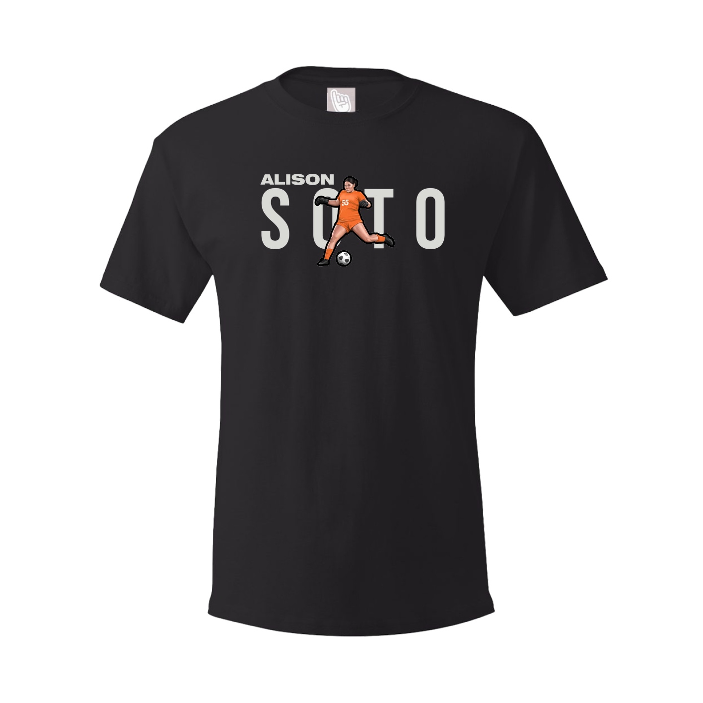 Youth Tee — Player Name in Black