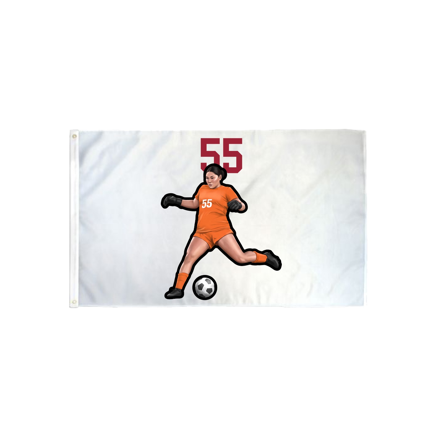 3x5 Flag — Number Top in Classic