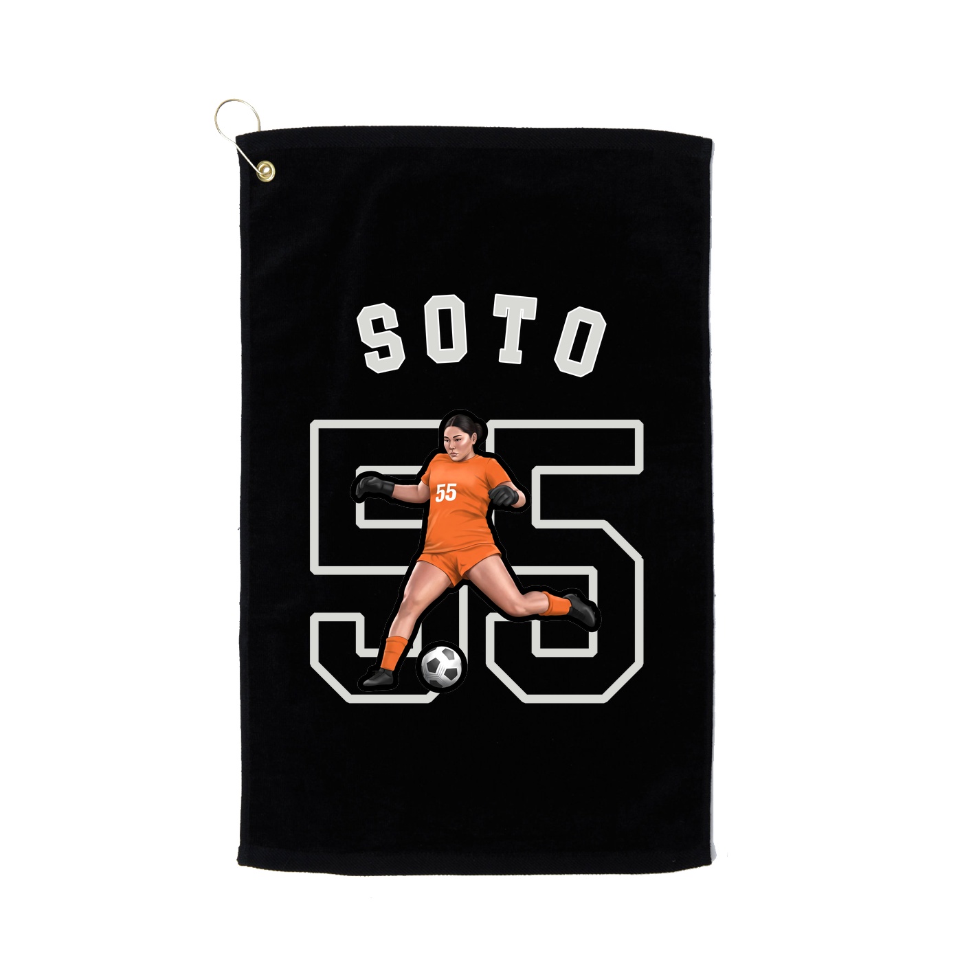 Golf Towel — Shirsey Arch in Black