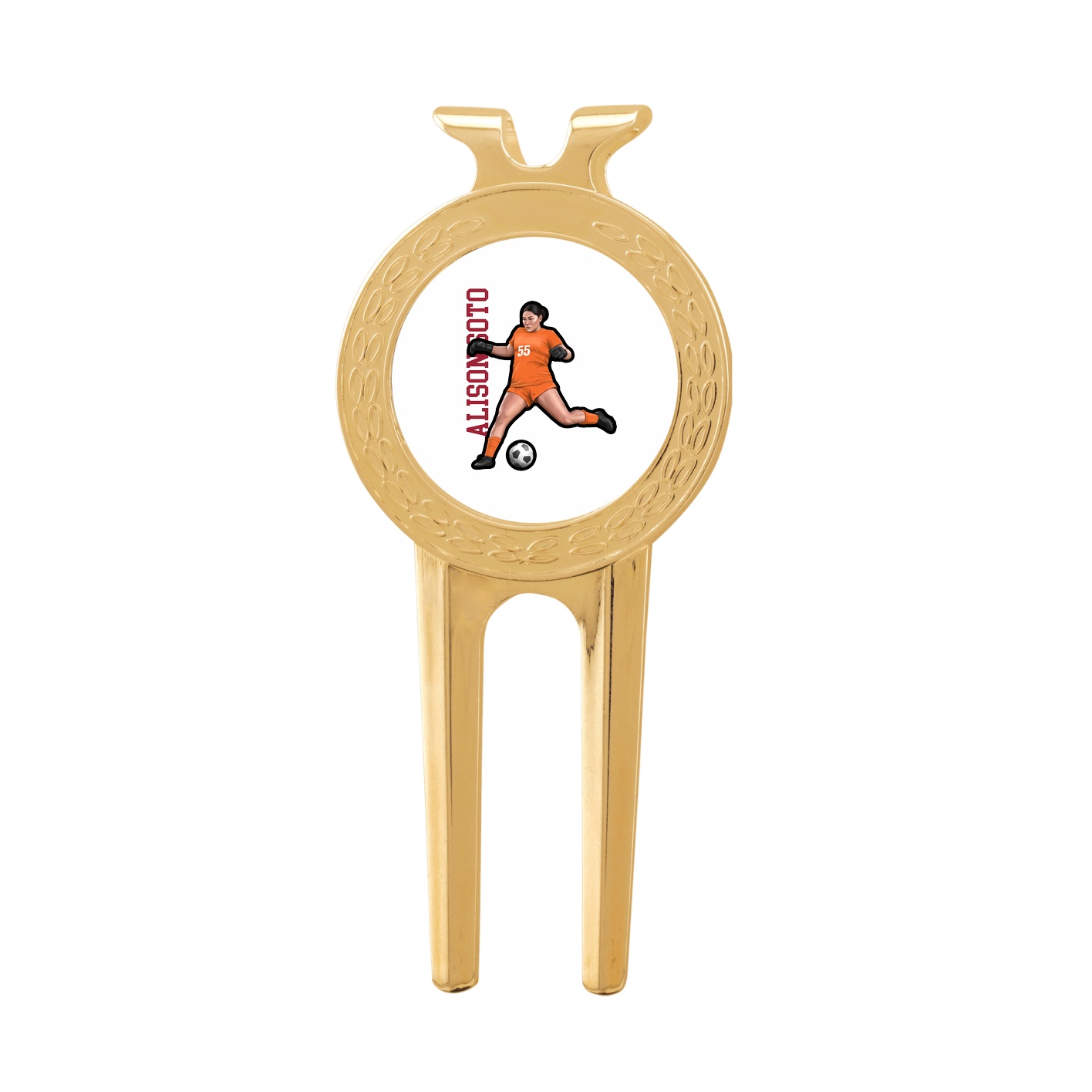 Divot Tool with Ball Marker — Name Vertical in Classic
