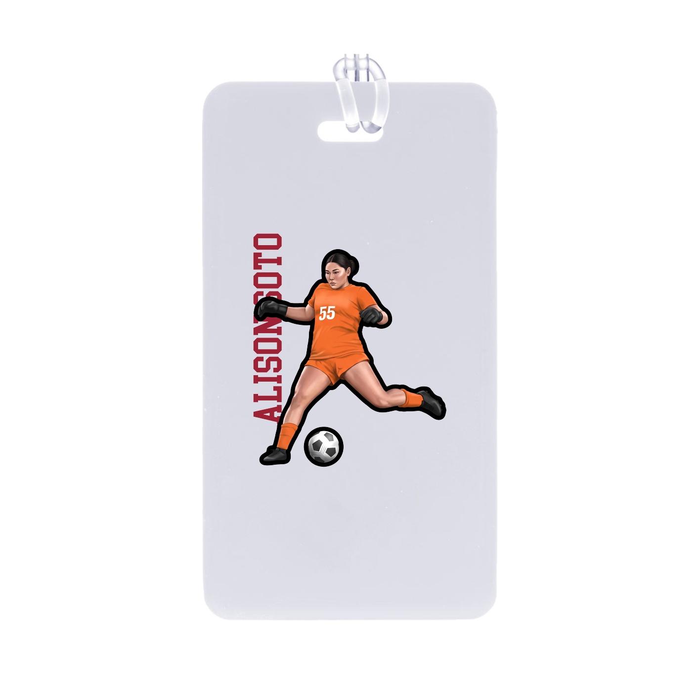 Bag Tag — Name Vertical in Classic