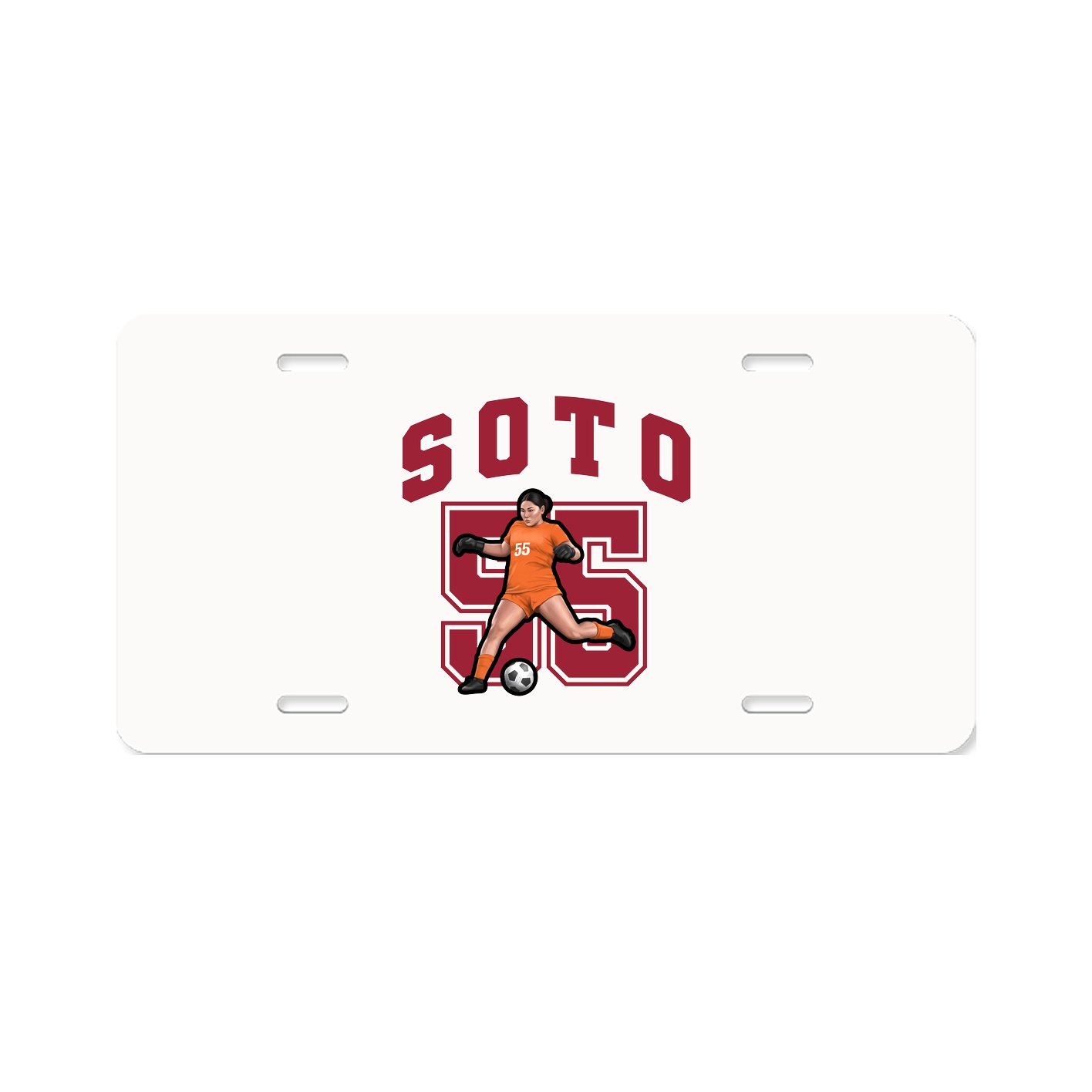 License Plate — Number in Classic