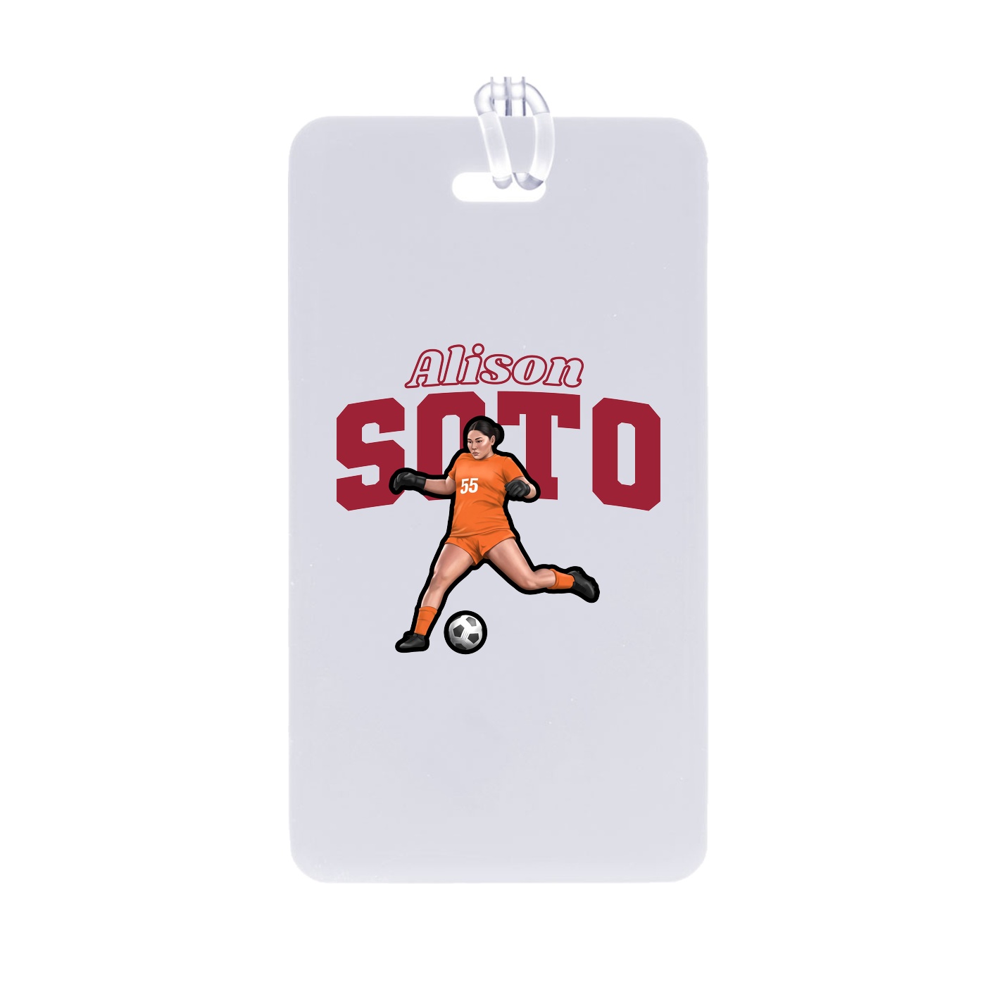 Bag Tag — Name Arch in Classic