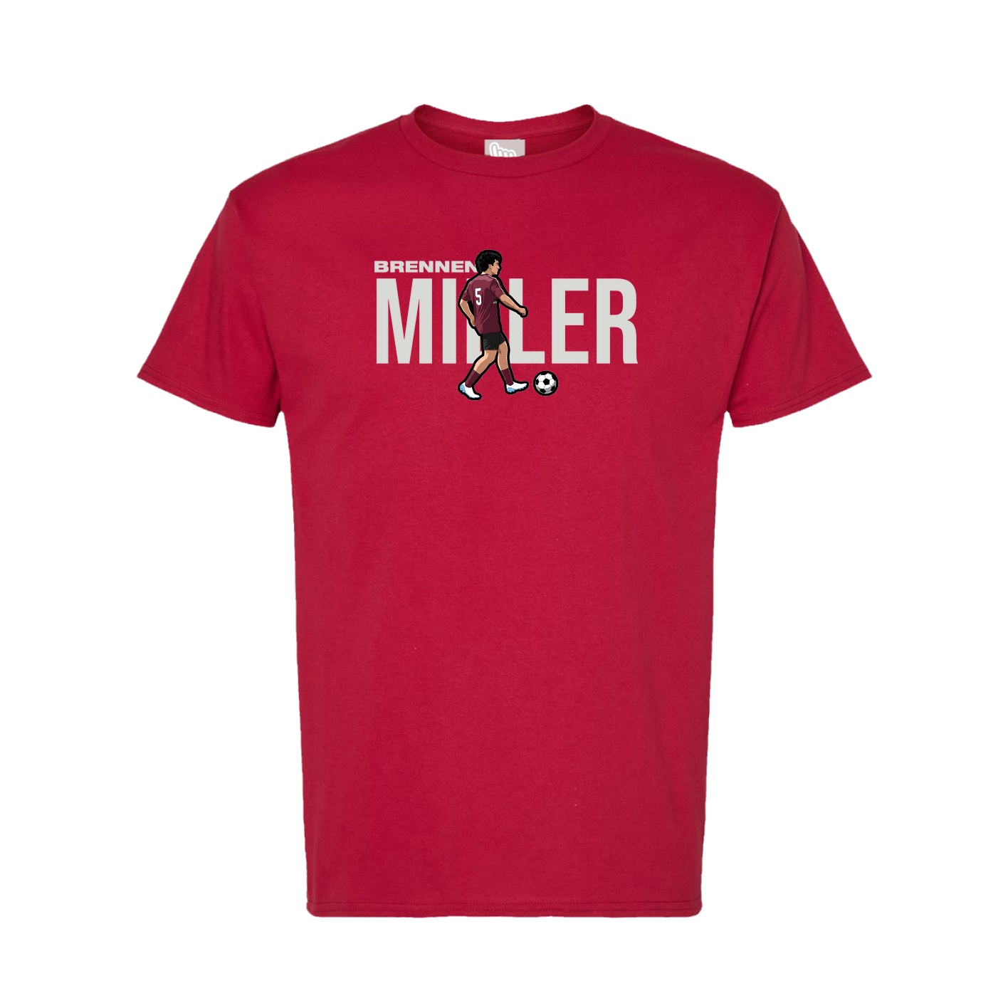 Tee — Player Name in Crimson