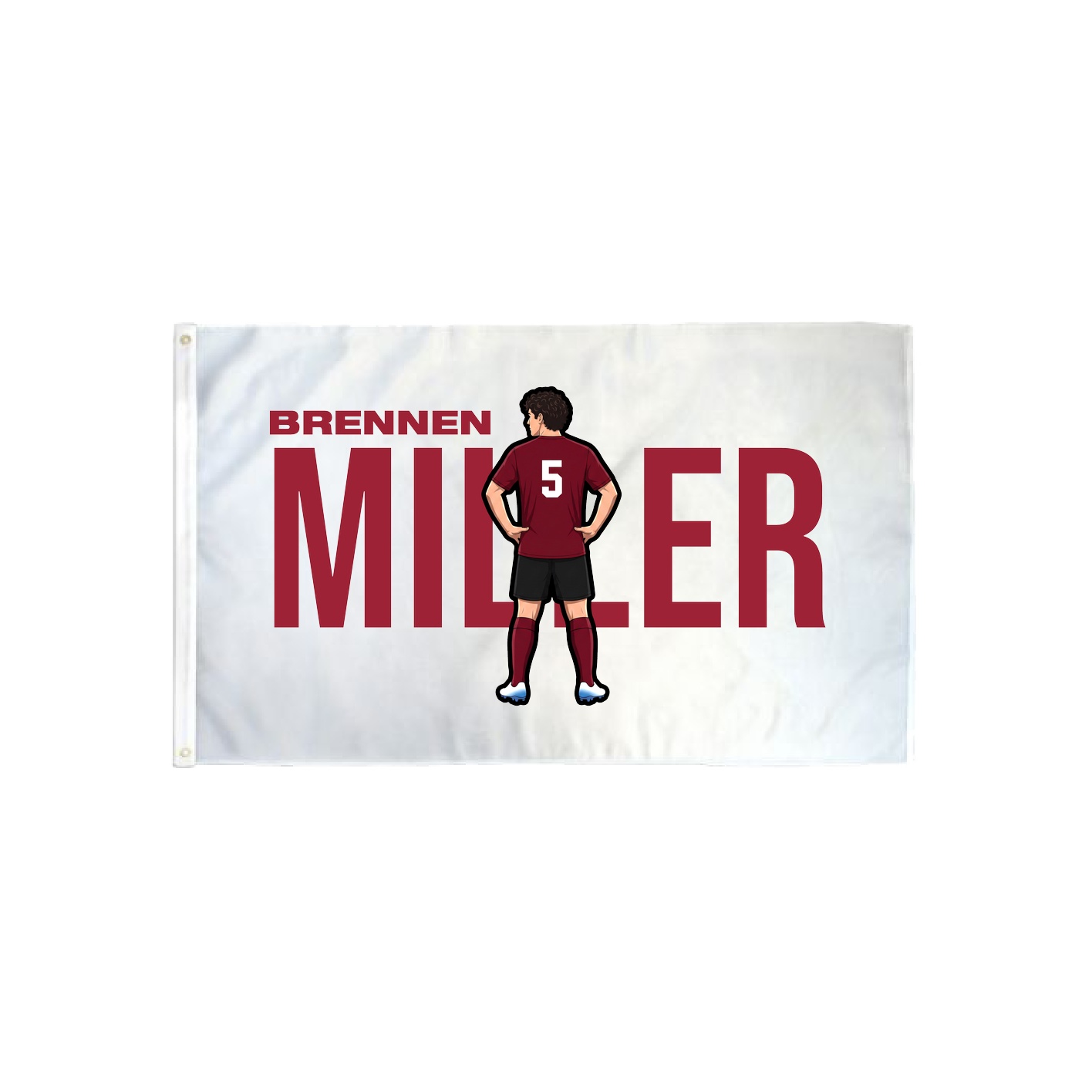 3x5 Flag — Player Name in Classic