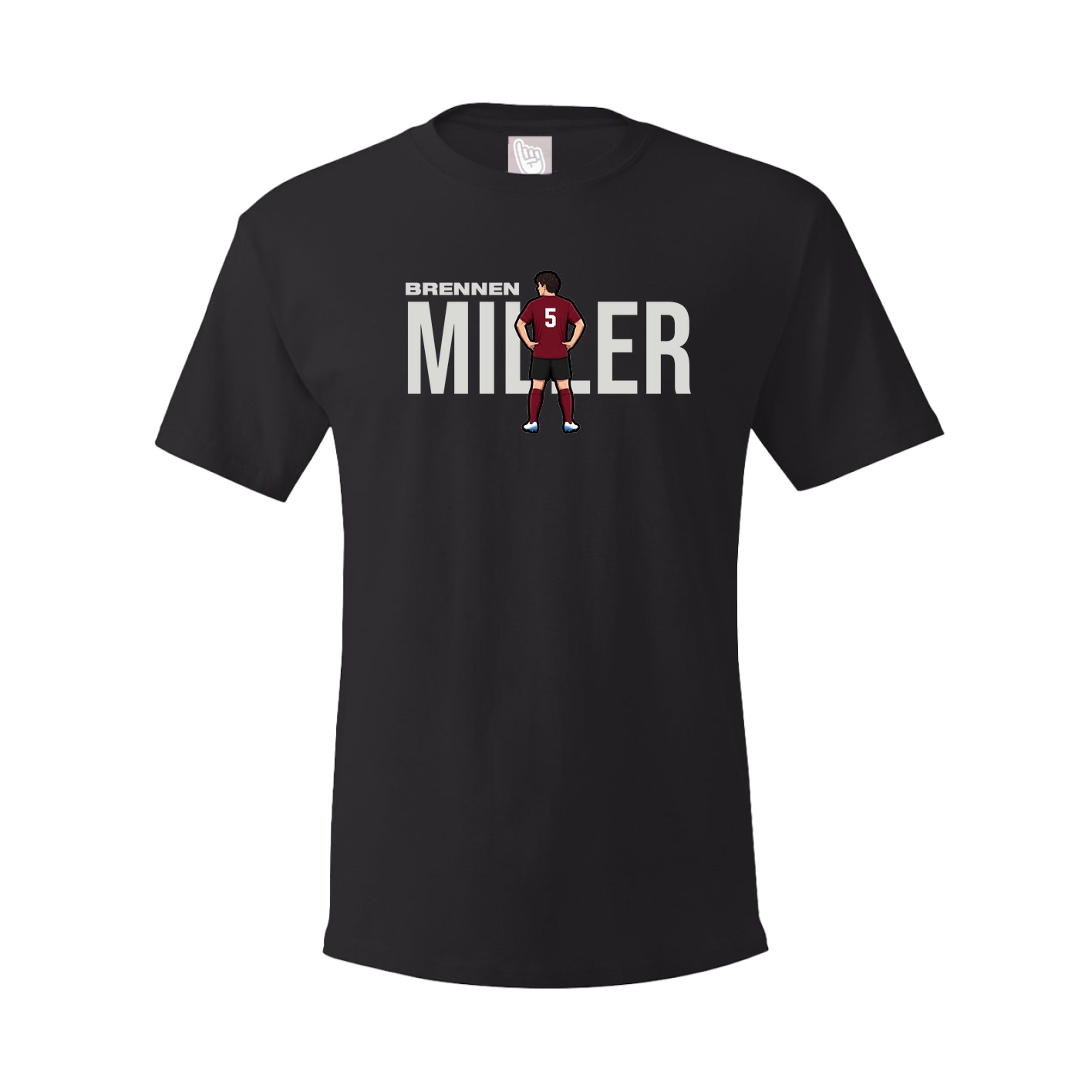 Youth Tee — Player Name in Black