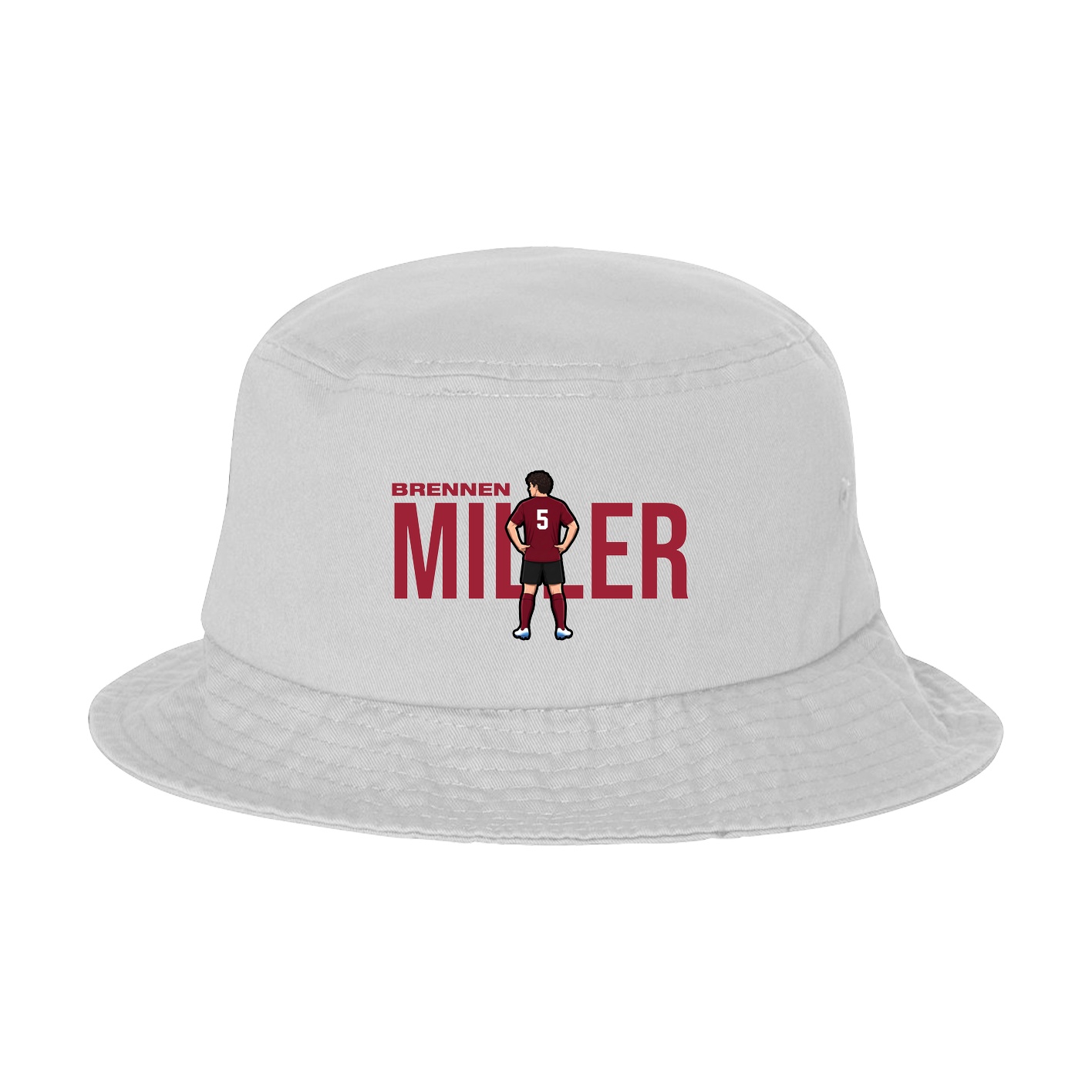 Bucket Cap — Player Name in White