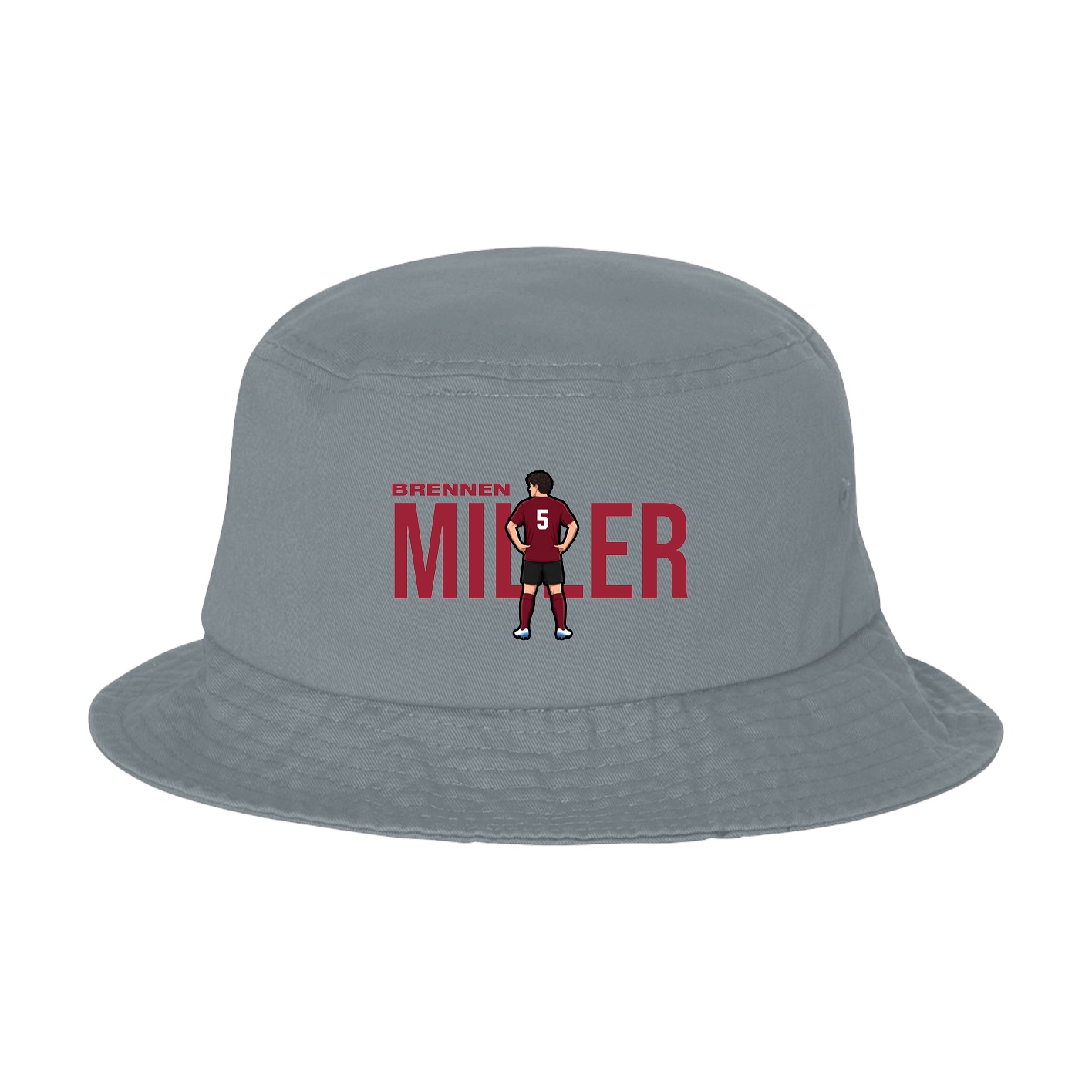 Bucket Cap — Player Name in Grey
