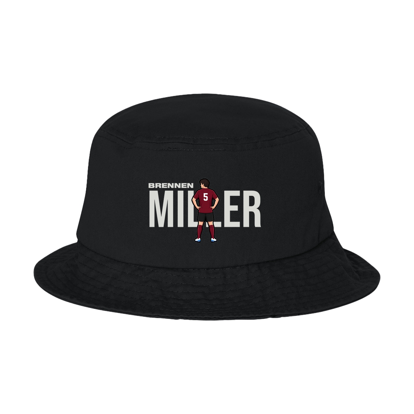 Bucket Cap — Player Name in Black