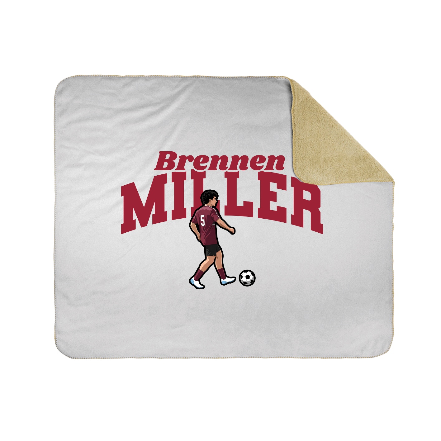 Throw Blanket — Signature Arch in White