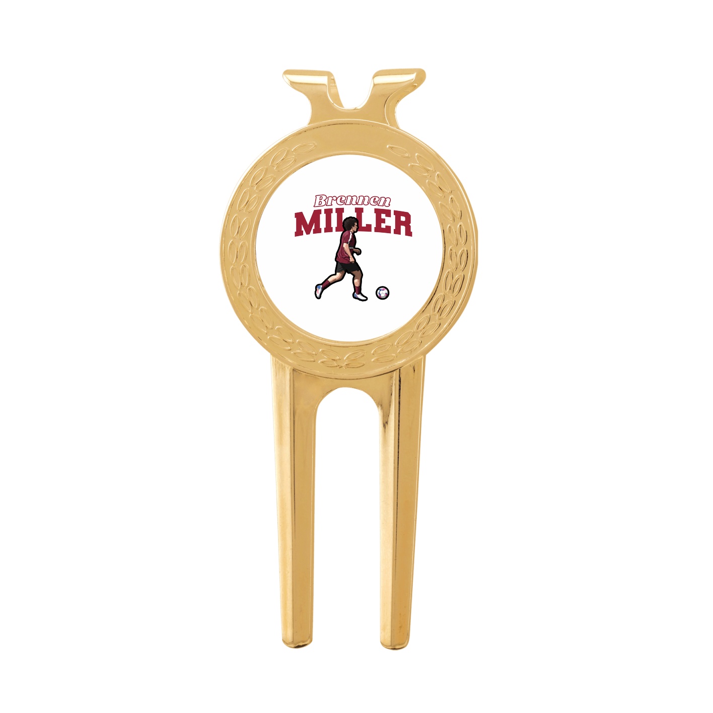 Divot Tool with Ball Marker — Name Arch in Classic