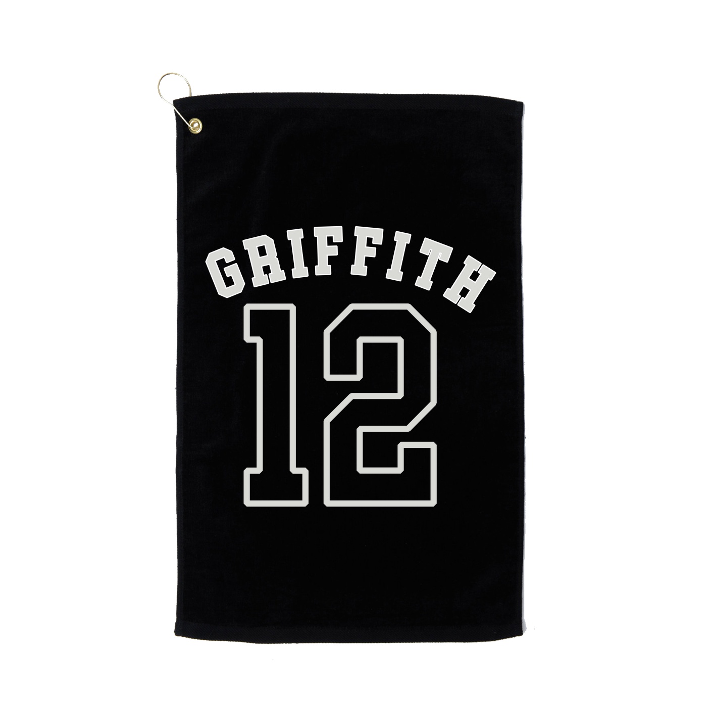 Golf Towel — Shirsey Arch in Black