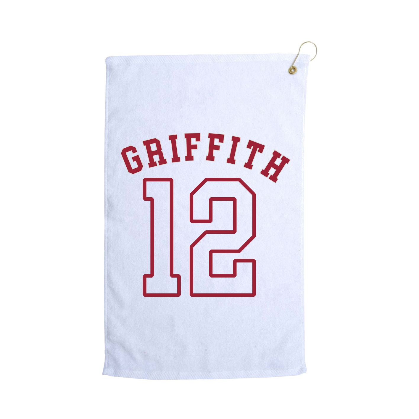 Golf Towel — Shirsey Arch in White