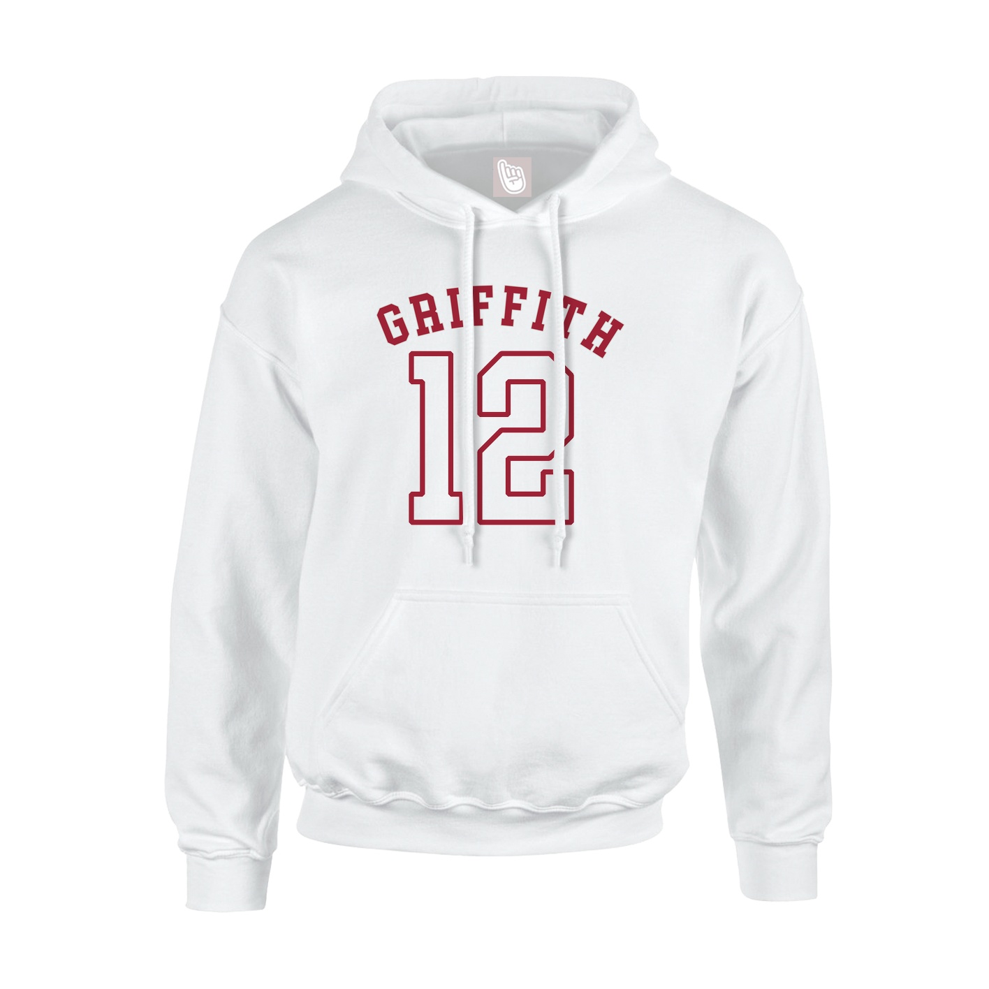 Hoodie — Shirsey Arch in White