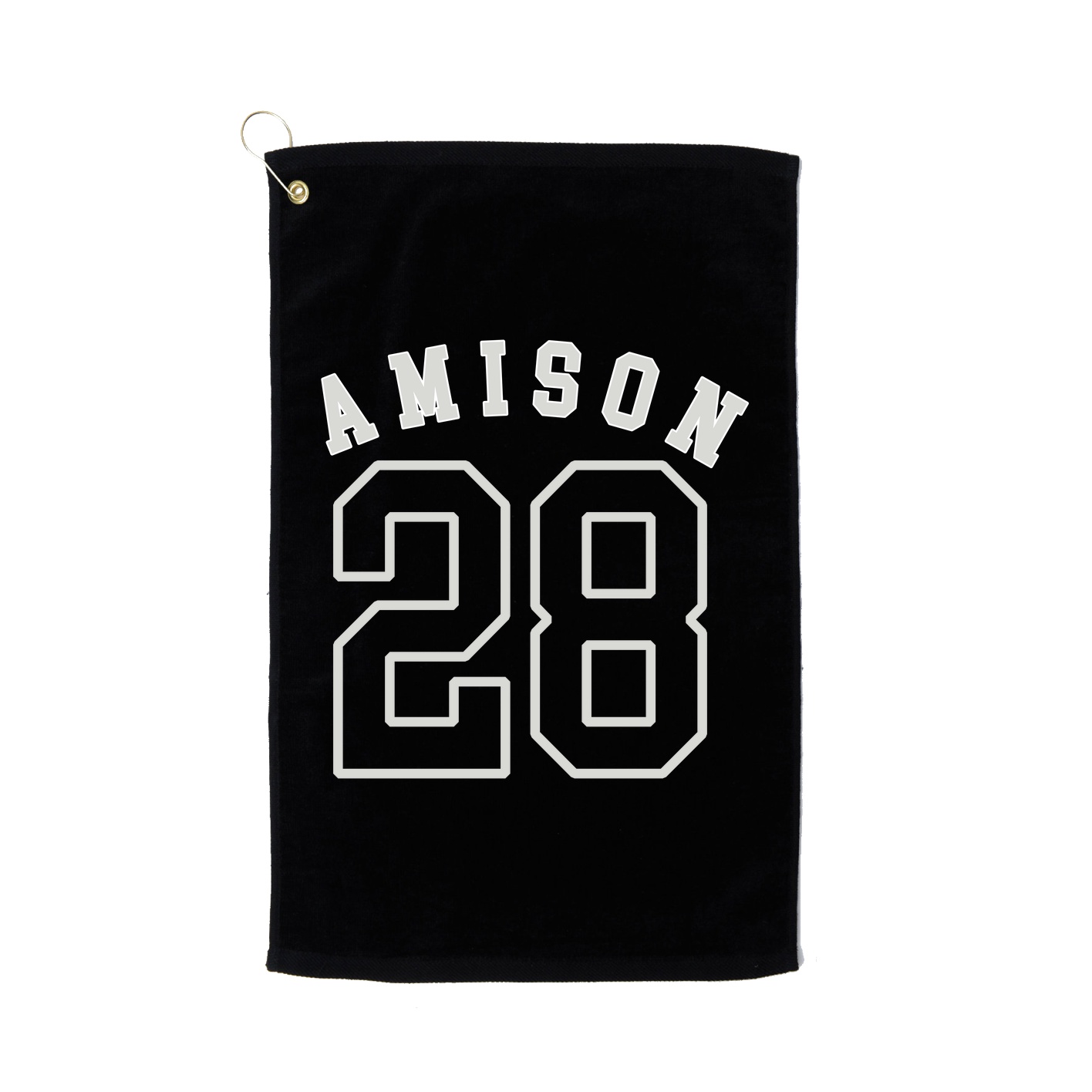 Golf Towel — Shirsey Arch in Black