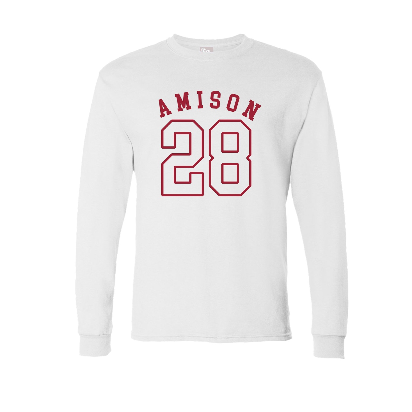 Long Sleeve Tee — Shirsey Arch in White