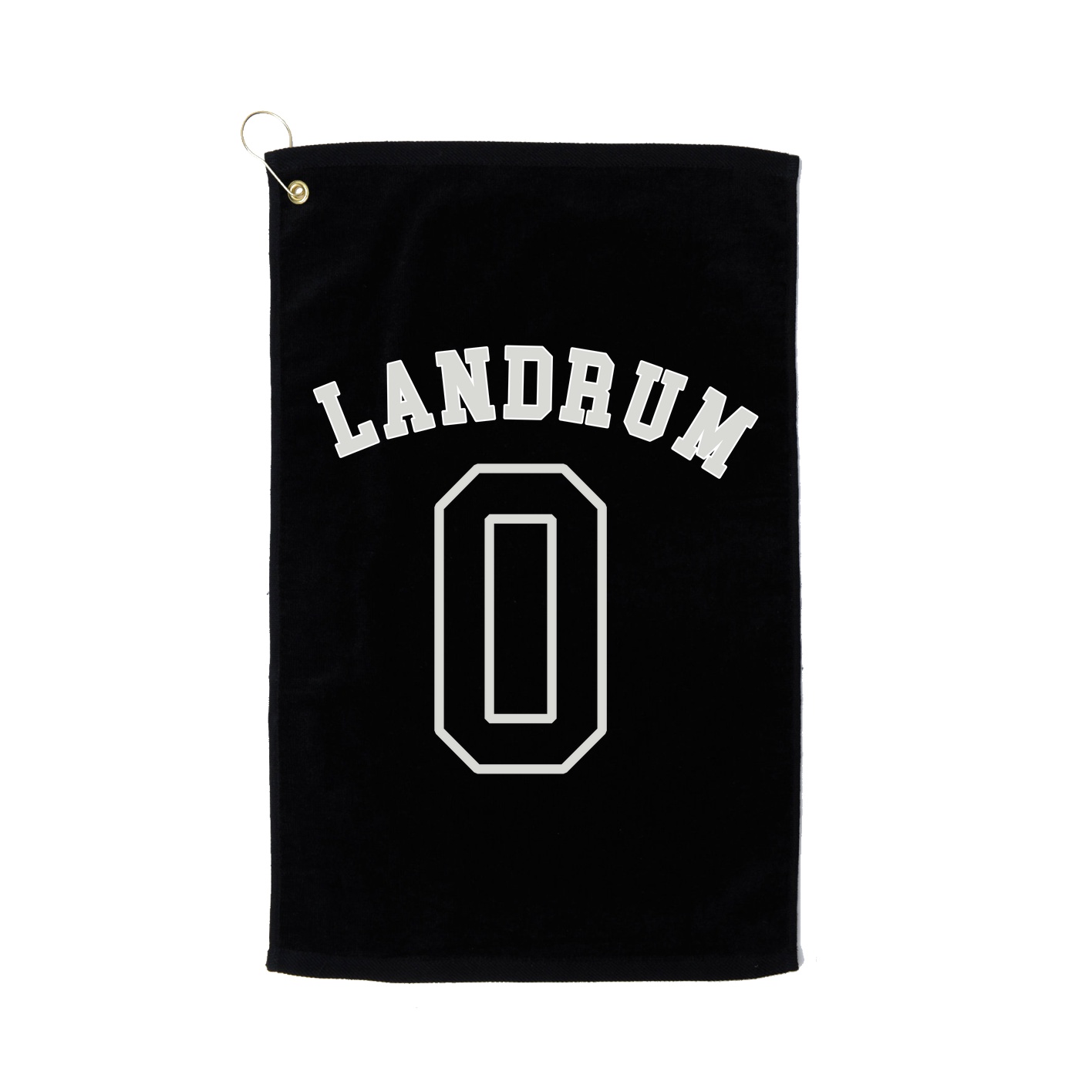 Golf Towel — Shirsey Arch in Black