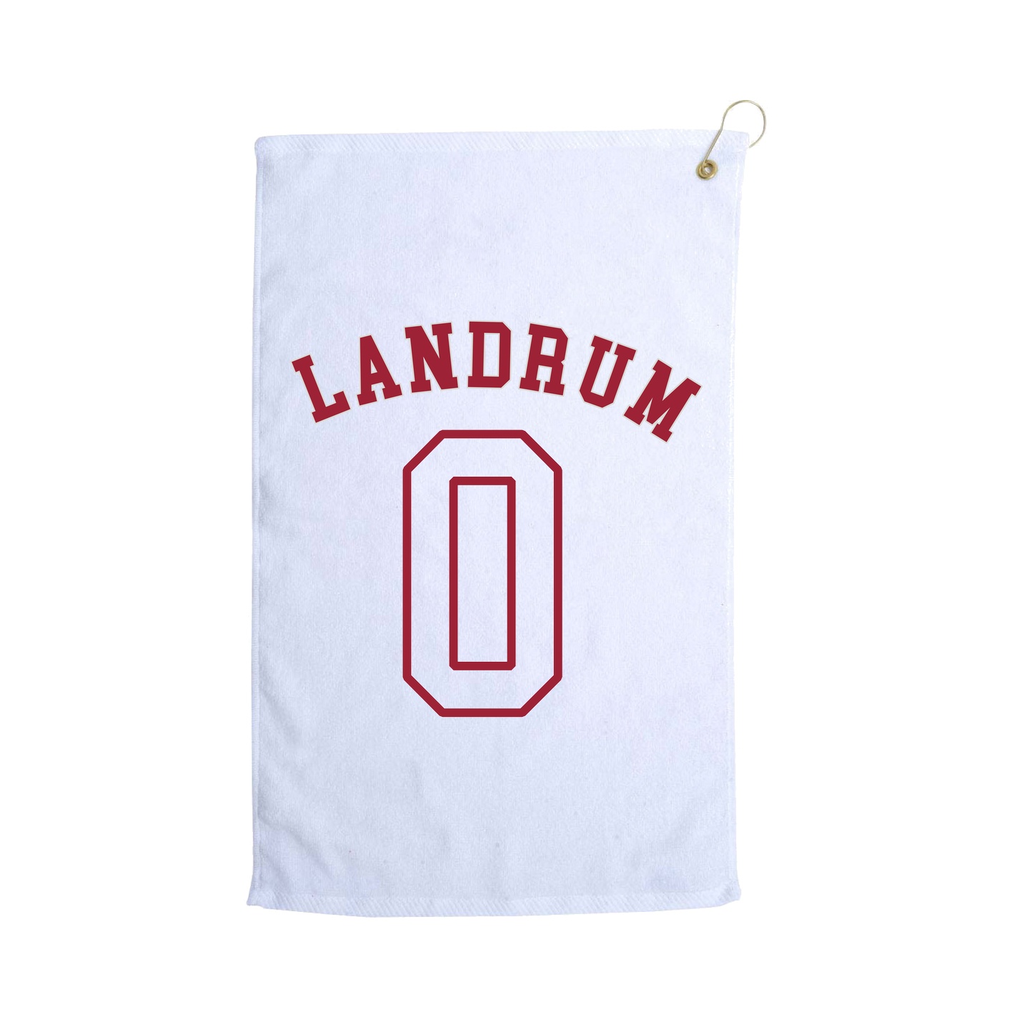 Golf Towel — Shirsey Arch in White