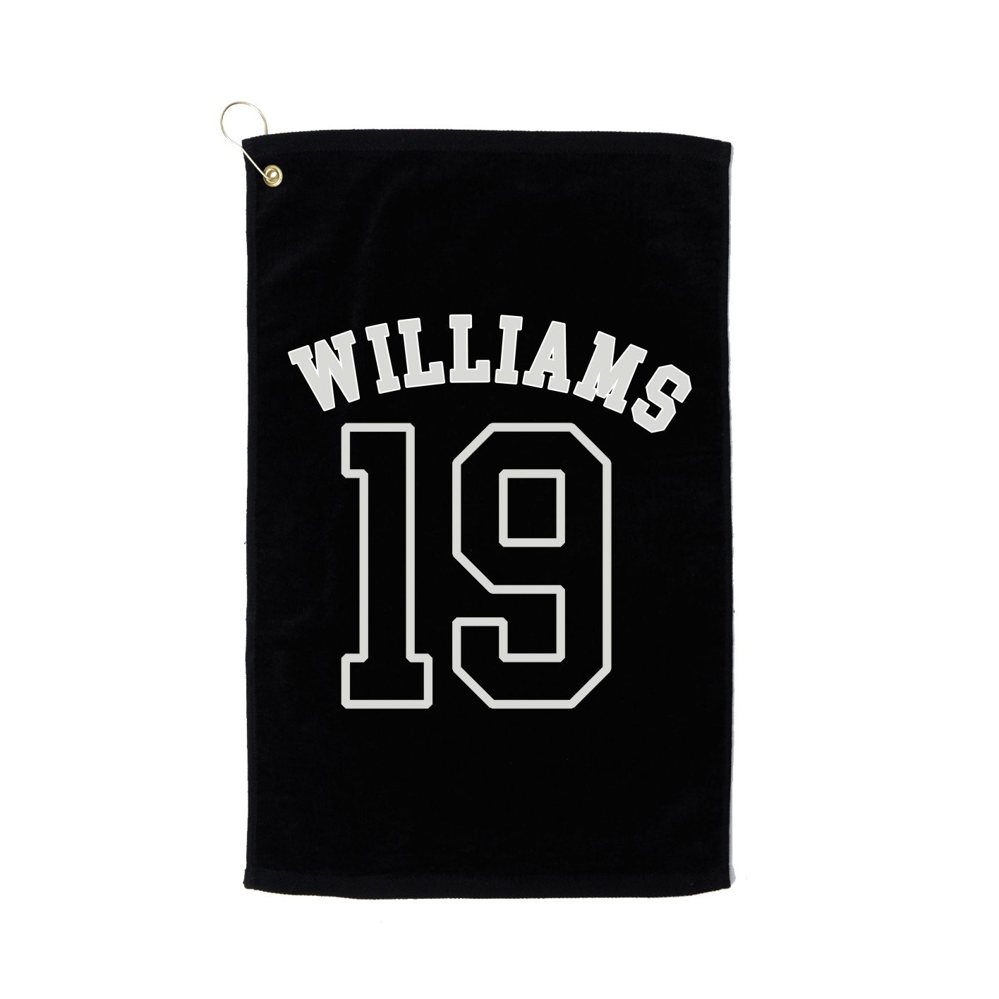 Golf Towel — Shirsey Arch in Black