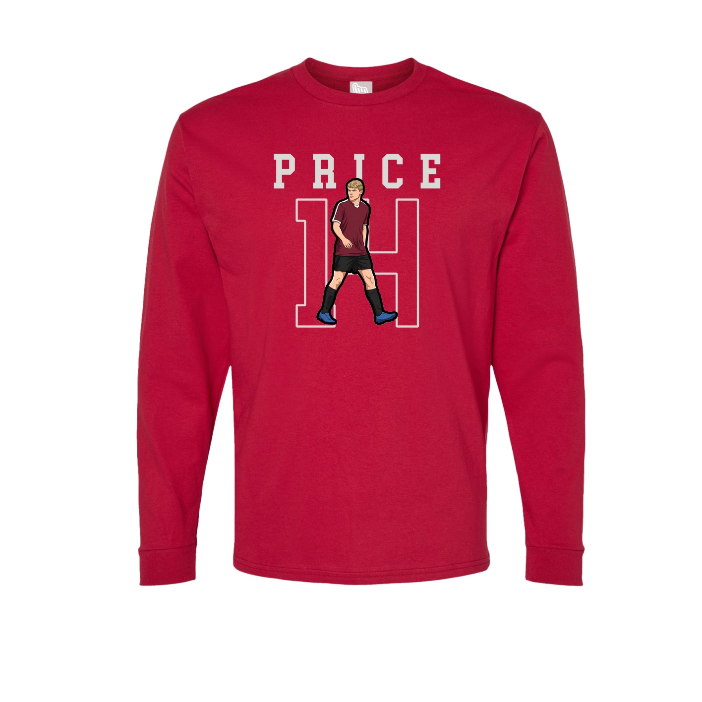Long Sleeve Tee — Shirsey in Crimson