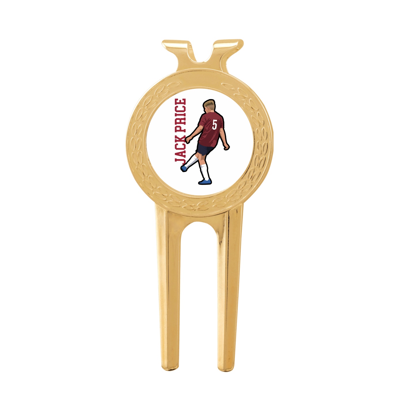 Divot Tool with Ball Marker — Name Vertical in Classic