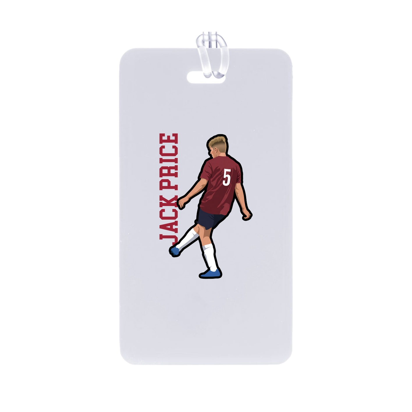 Bag Tag — Name Vertical in Classic