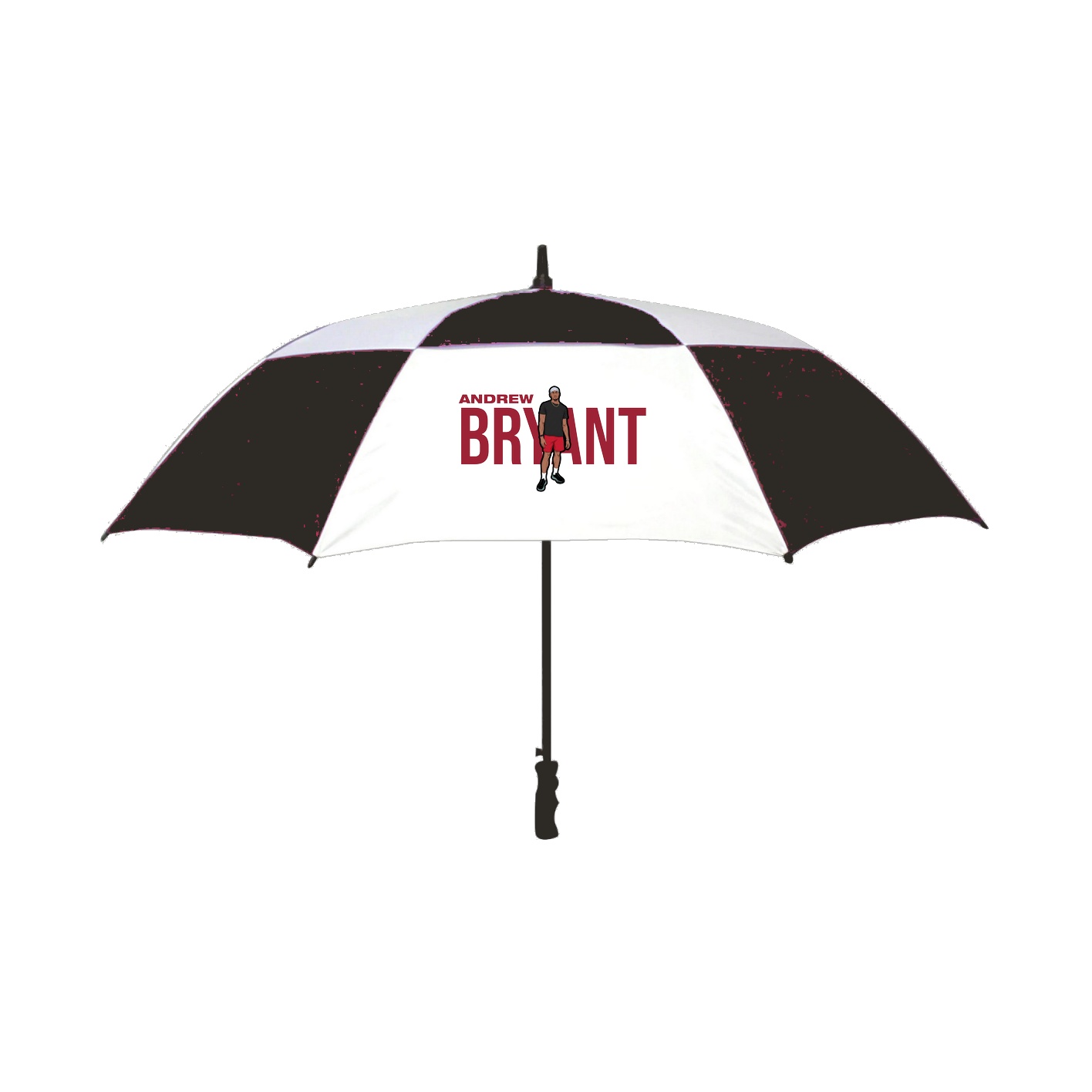 Golf Umbrella — Player Name in Black