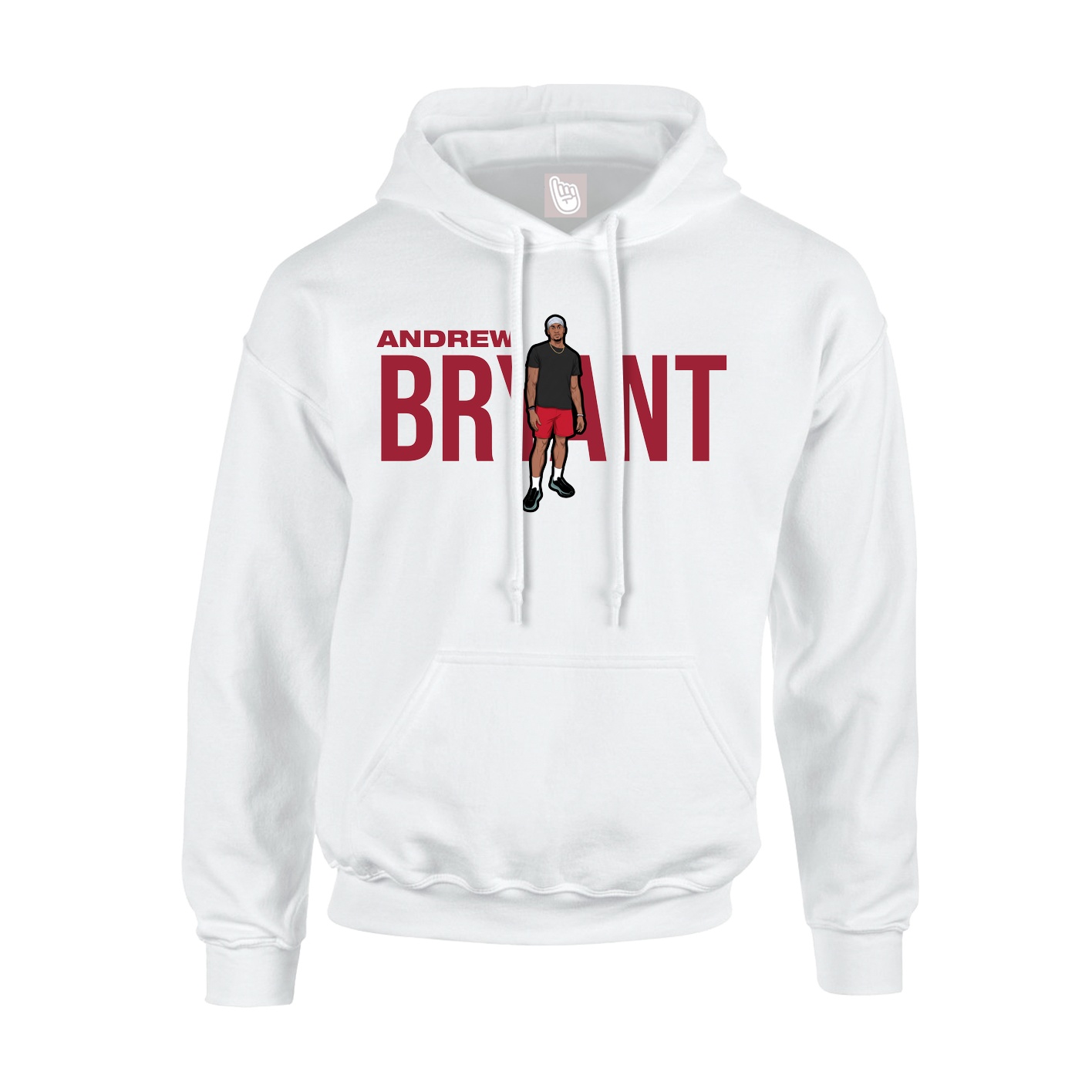 Youth Hoodie — Player Name in White