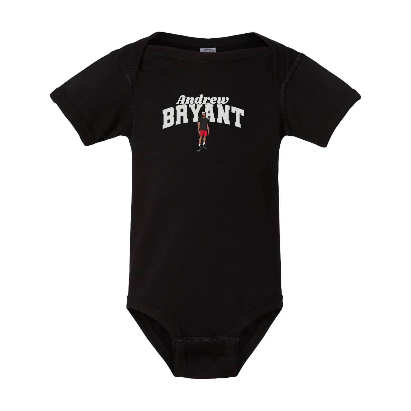 Baby Onesie — Signature Arch in Black