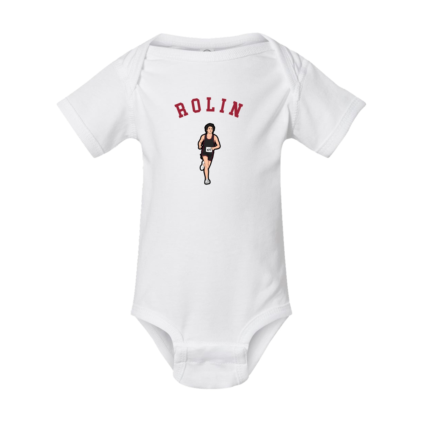 Baby Onesie — Shirsey Arch in White
