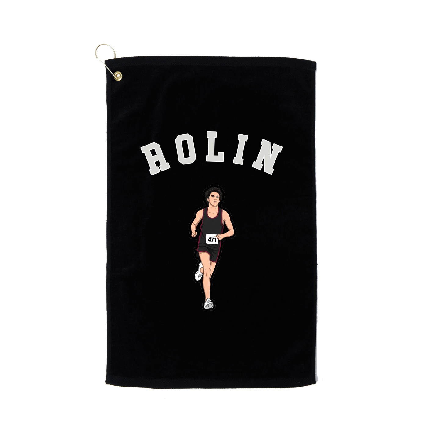 Golf Towel — Shirsey Arch in Black