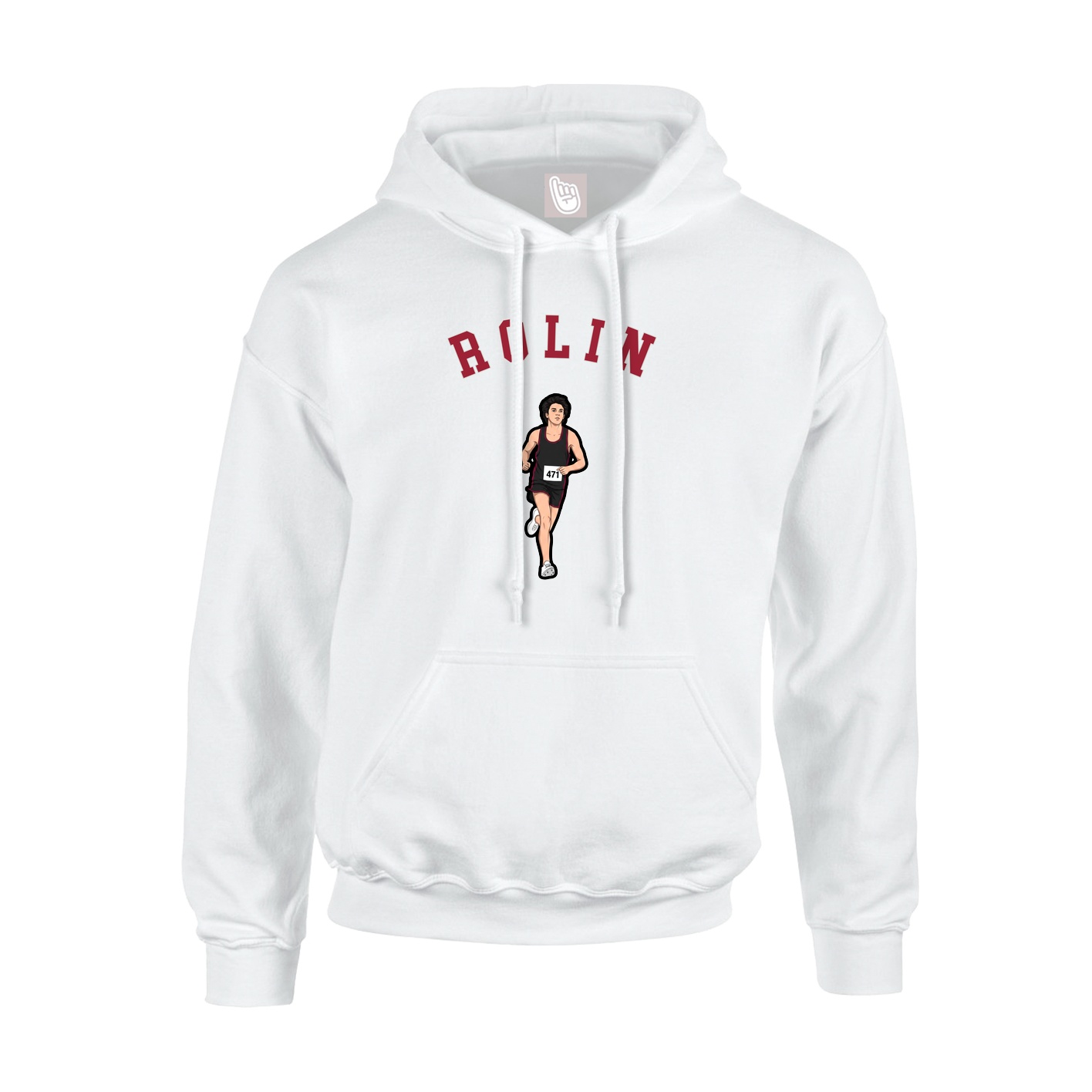 Youth Hoodie — Shirsey Arch in White