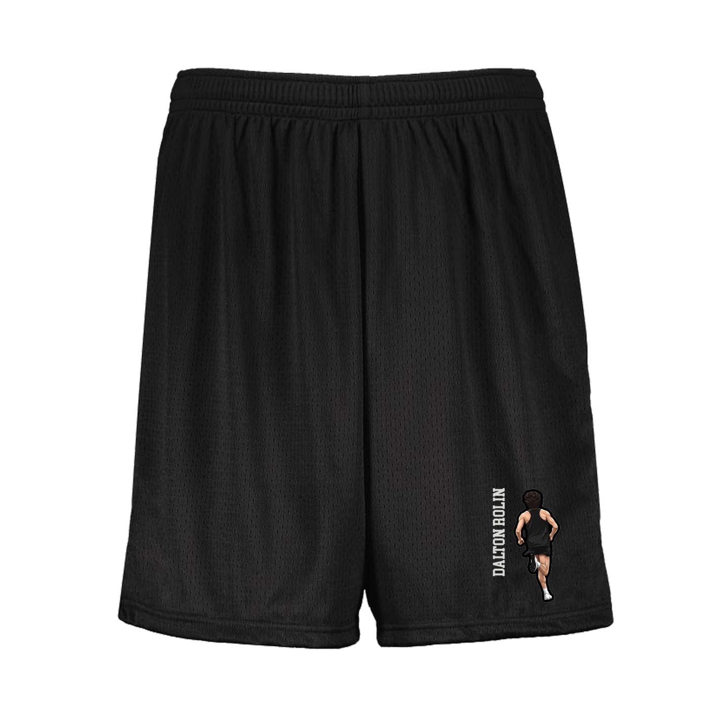 Shorts — Name Vertical in Black
