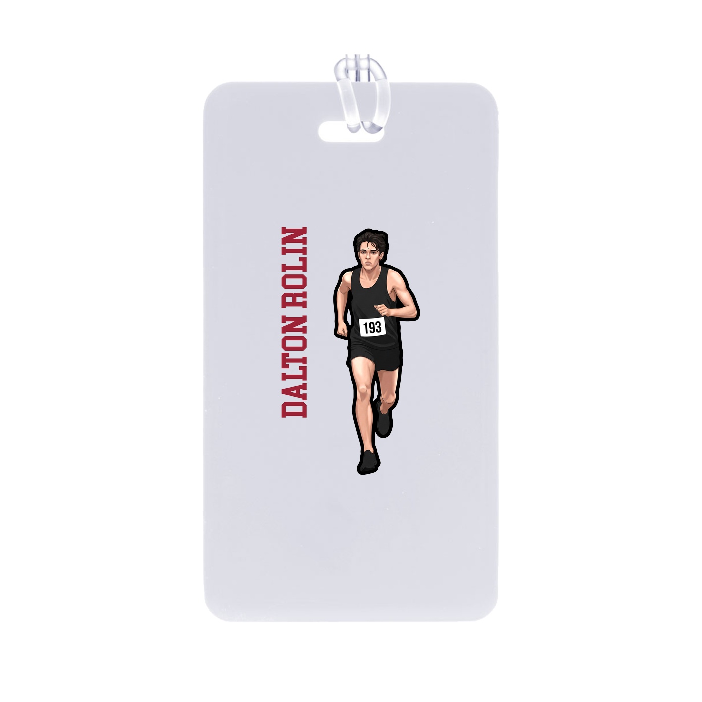 Bag Tag — Name Vertical in Classic