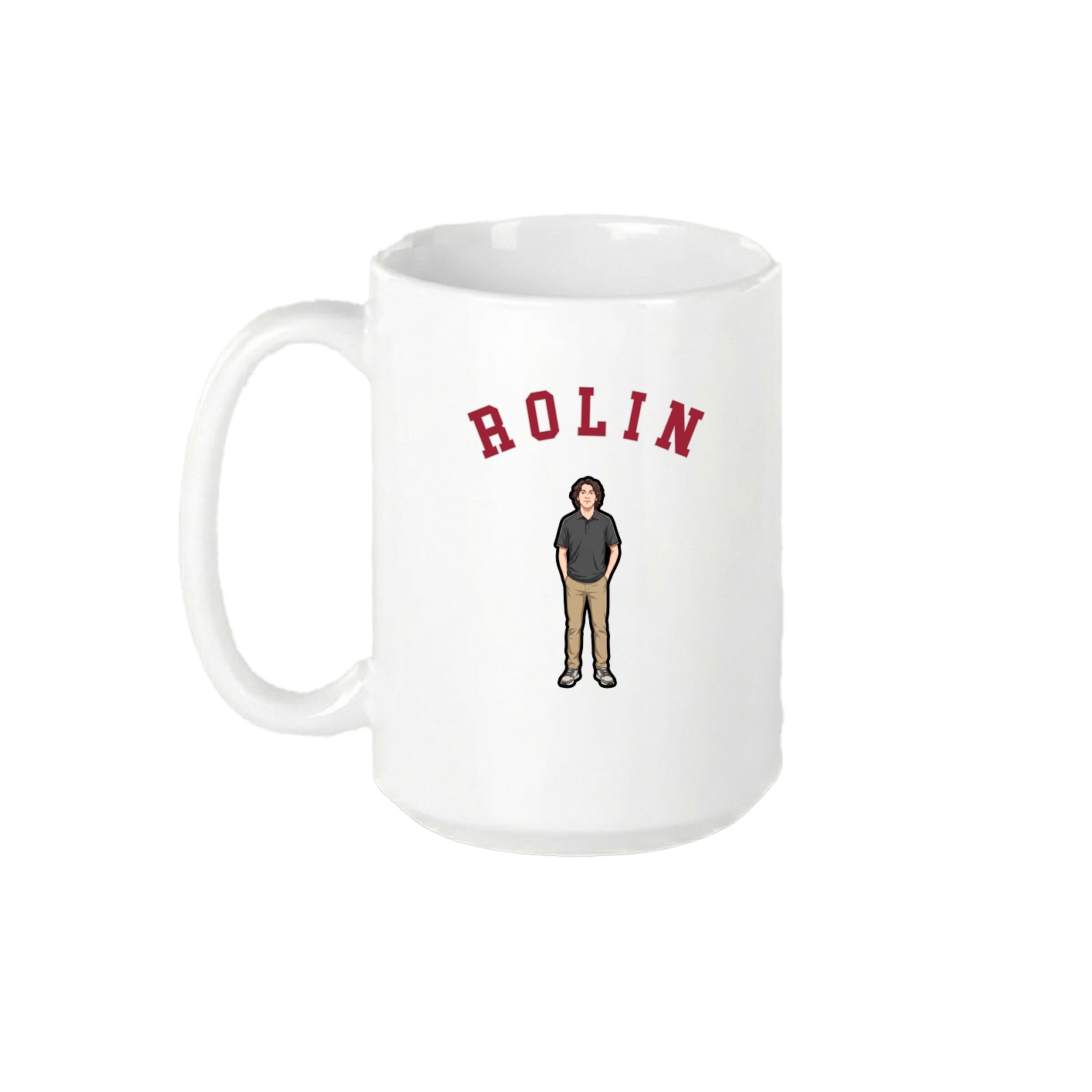 15oz Coffee Mug — Shirsey Arch in White