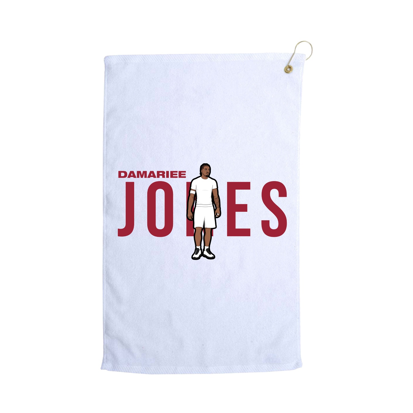 Golf Towel — Player Name in White