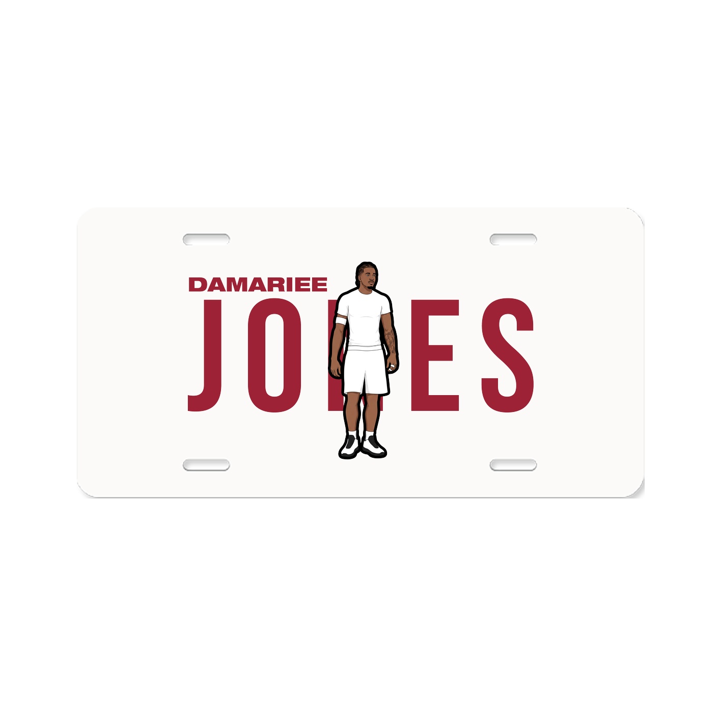 License Plate — Player Name in Classic