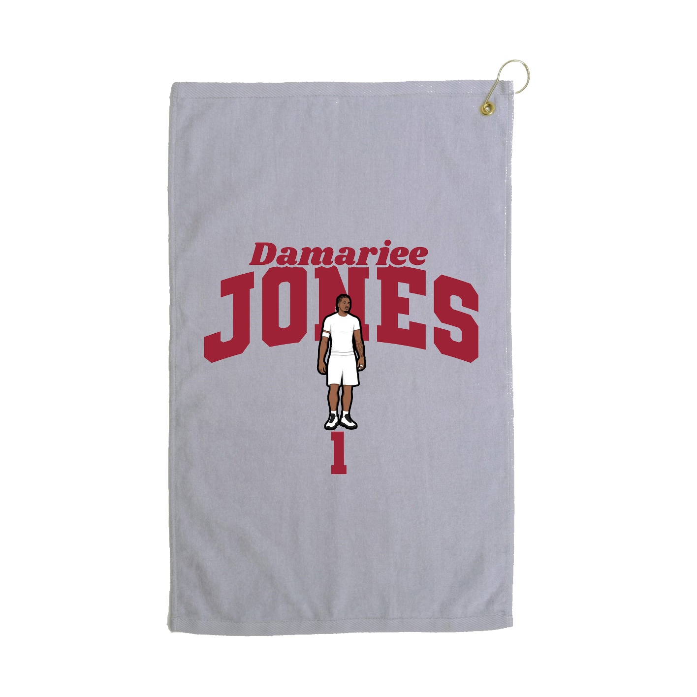 Golf Towel — Signature Arch in Grey