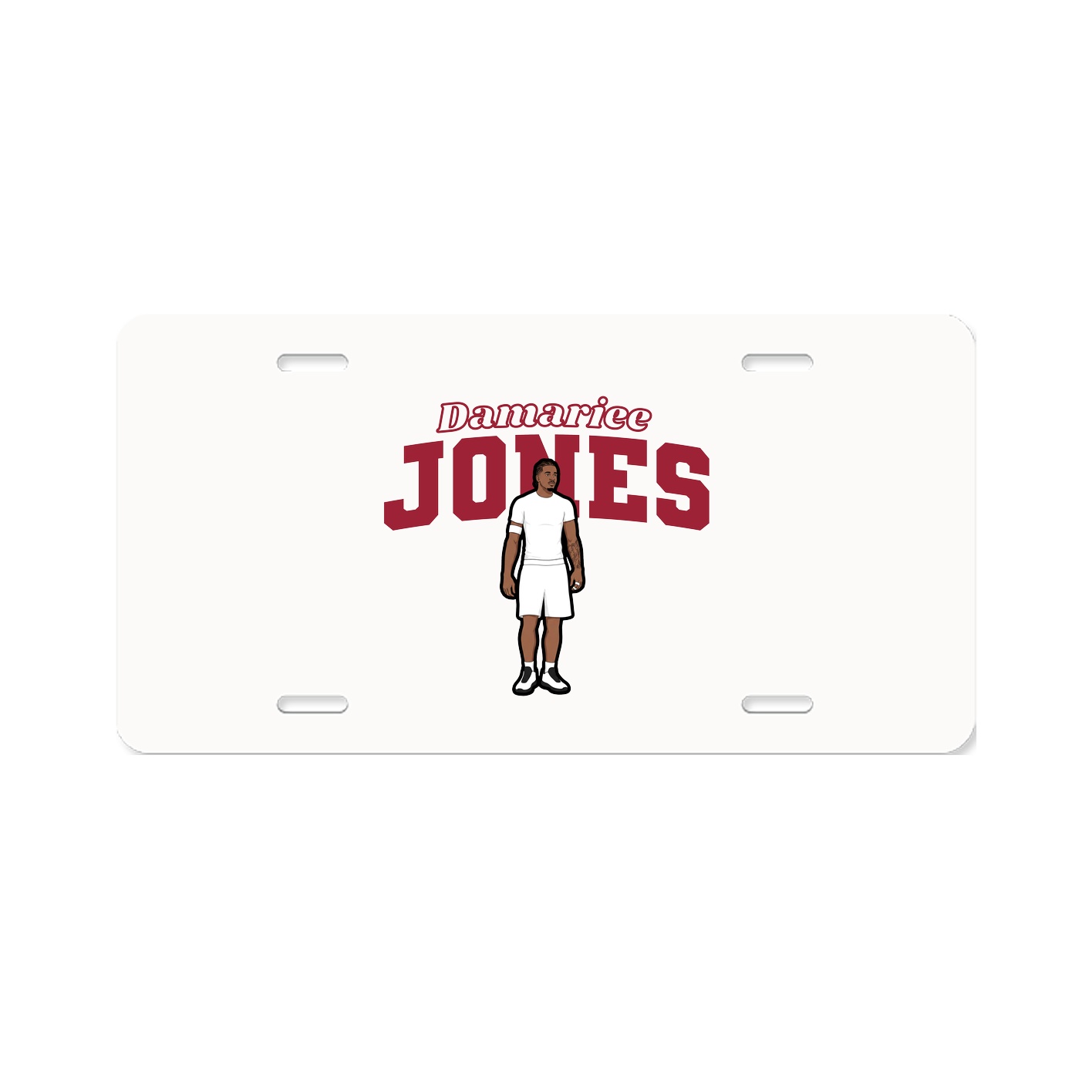 License Plate — Name Arch in Classic