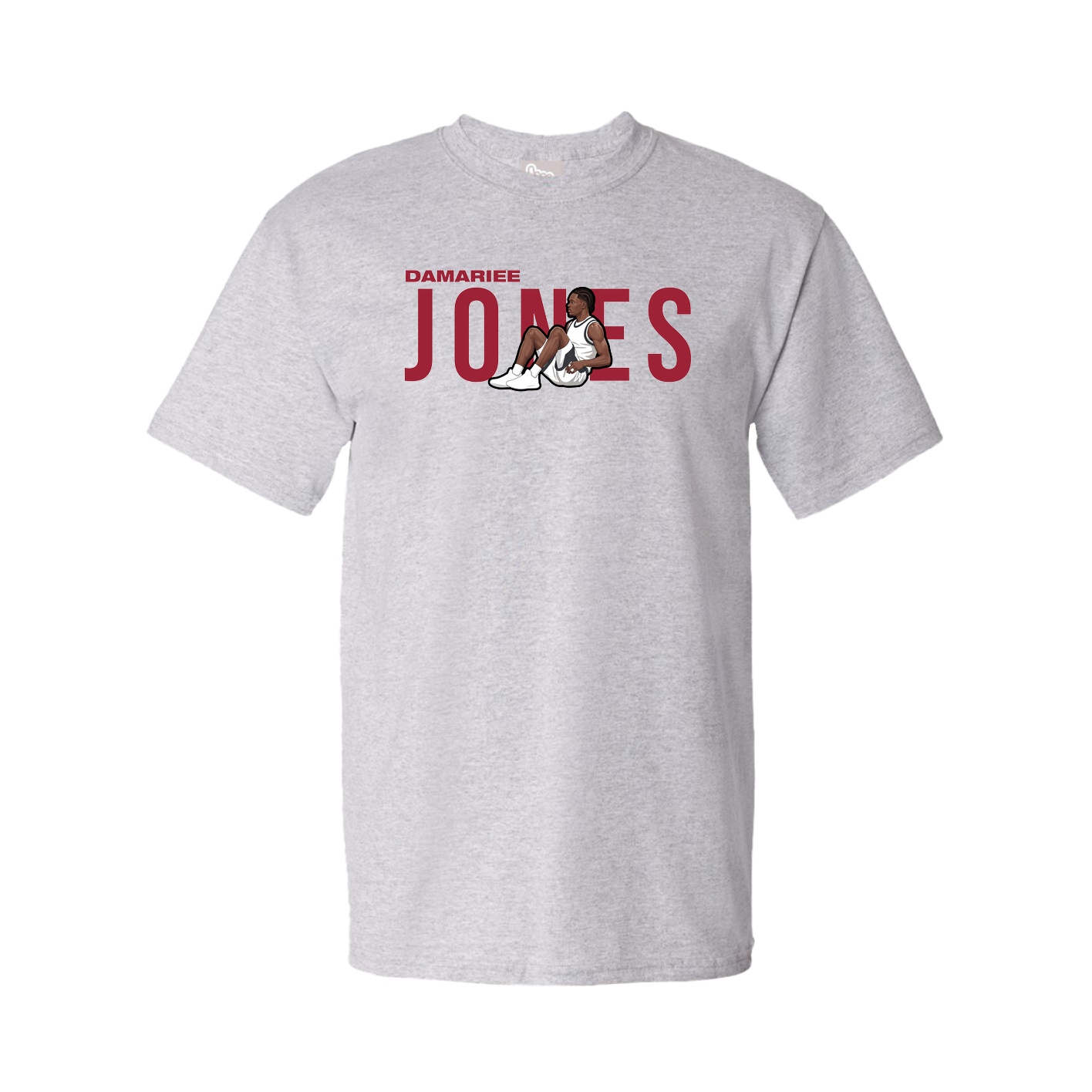 Youth Tee — Player Name in Grey