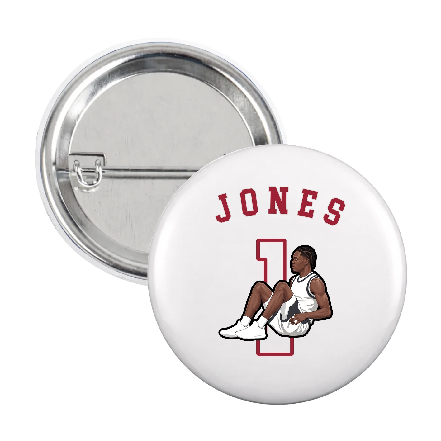 Game Day Button — Shirsey Arch in White